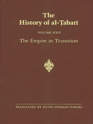 cover image of The History of al-Tabari Volume 24